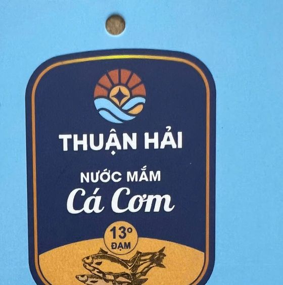 Nhãn nước mắm Cá Cơm 13 độ đạm